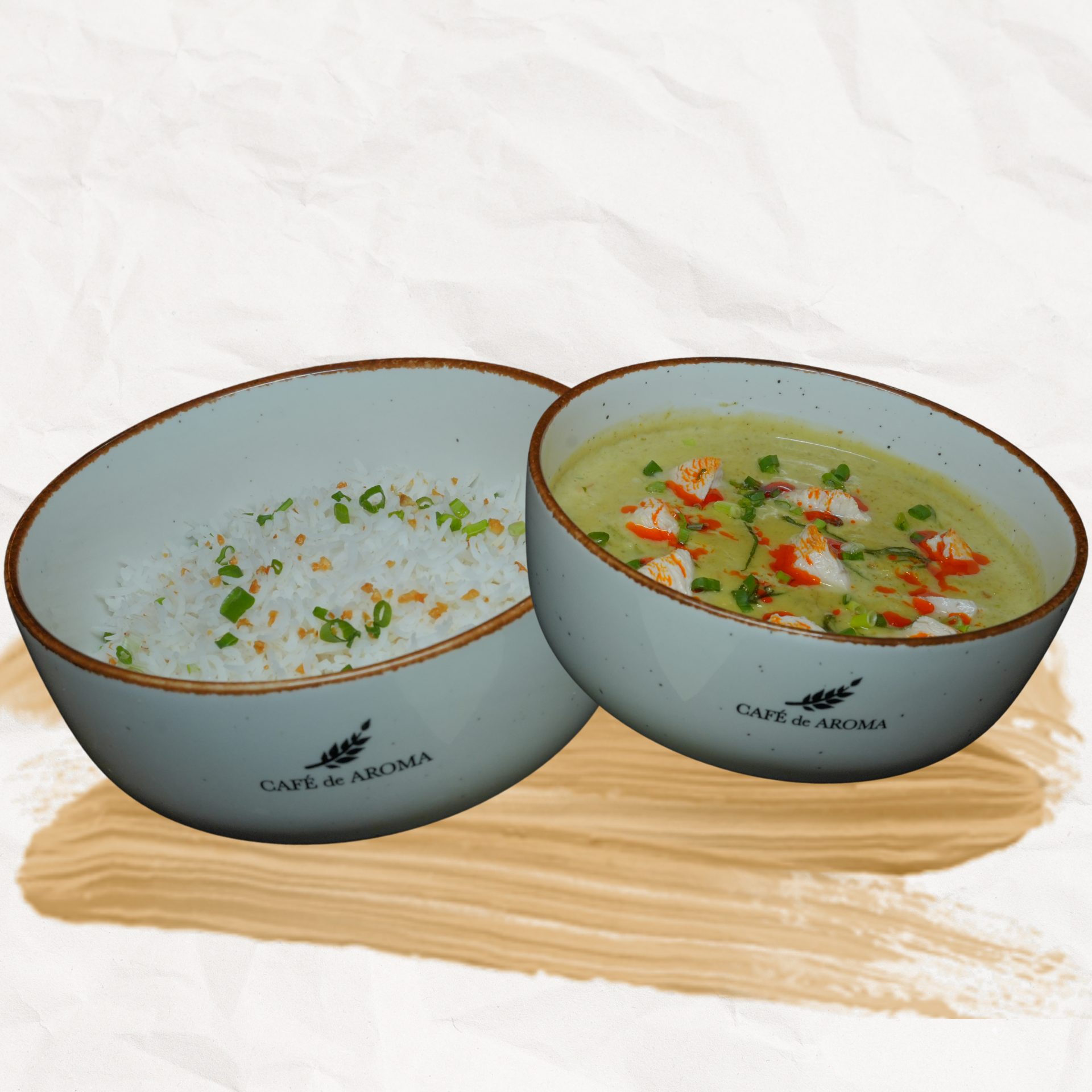 THAI GREEN CURRY & RICE BOWL